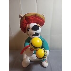 Vintage La Bamba Maraca Dog -‎ Plays Music! Note: Small mark on foot Tested